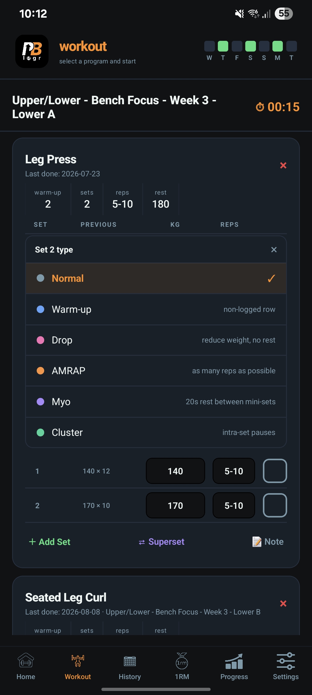 PBlogr On Workout
